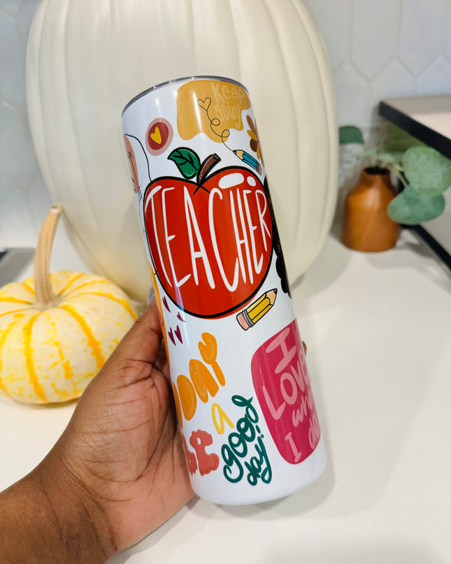 Personalized Teacher 20 oz Tumbler *PRE-ORDER*