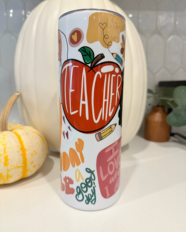 Personalized Teacher 20 oz Tumbler *PRE-ORDER*