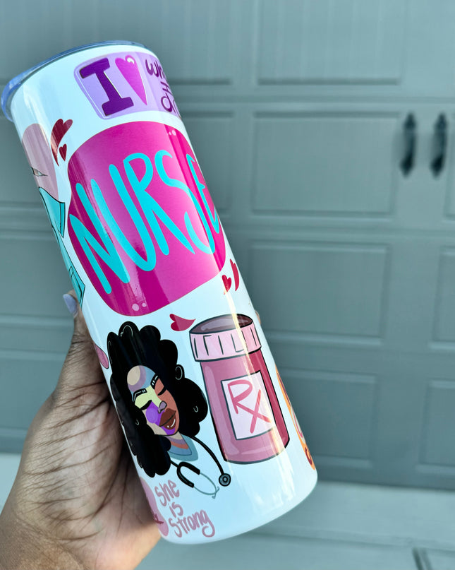 Personalized Nurse 20 oz Tumbler *PRE-ORDER*