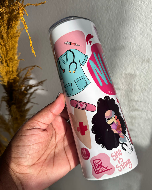 Personalized Nurse 20 oz Tumbler *PRE-ORDER*