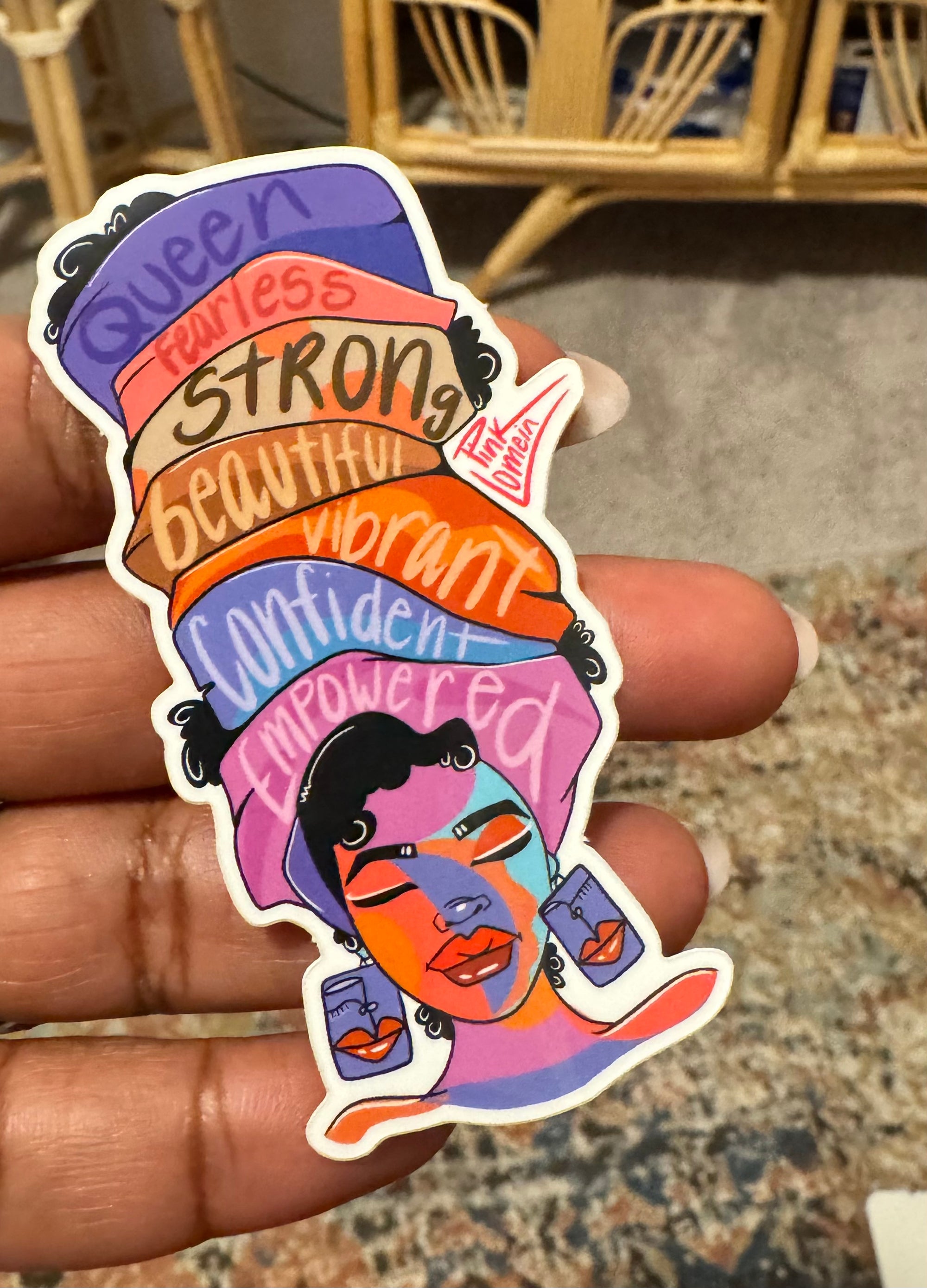 She is Loved, Peace & Serenity, and Makings of a Queen Vinyl Sticker Pack