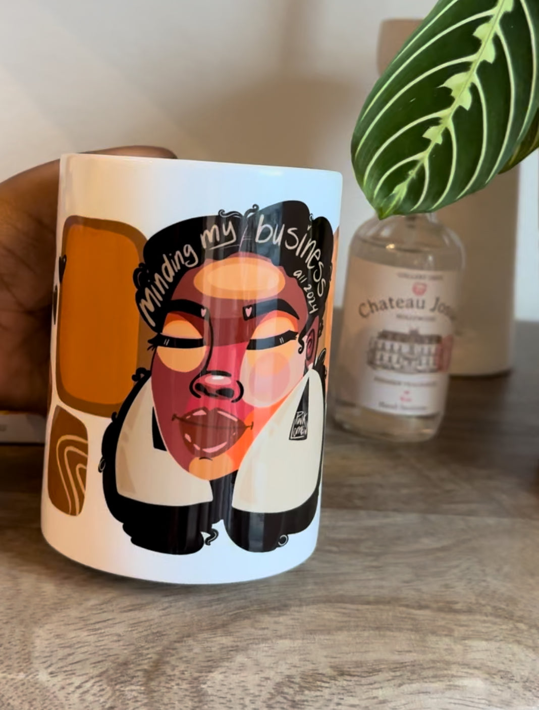 Minding my business all 2024 15oz Ceramic mug