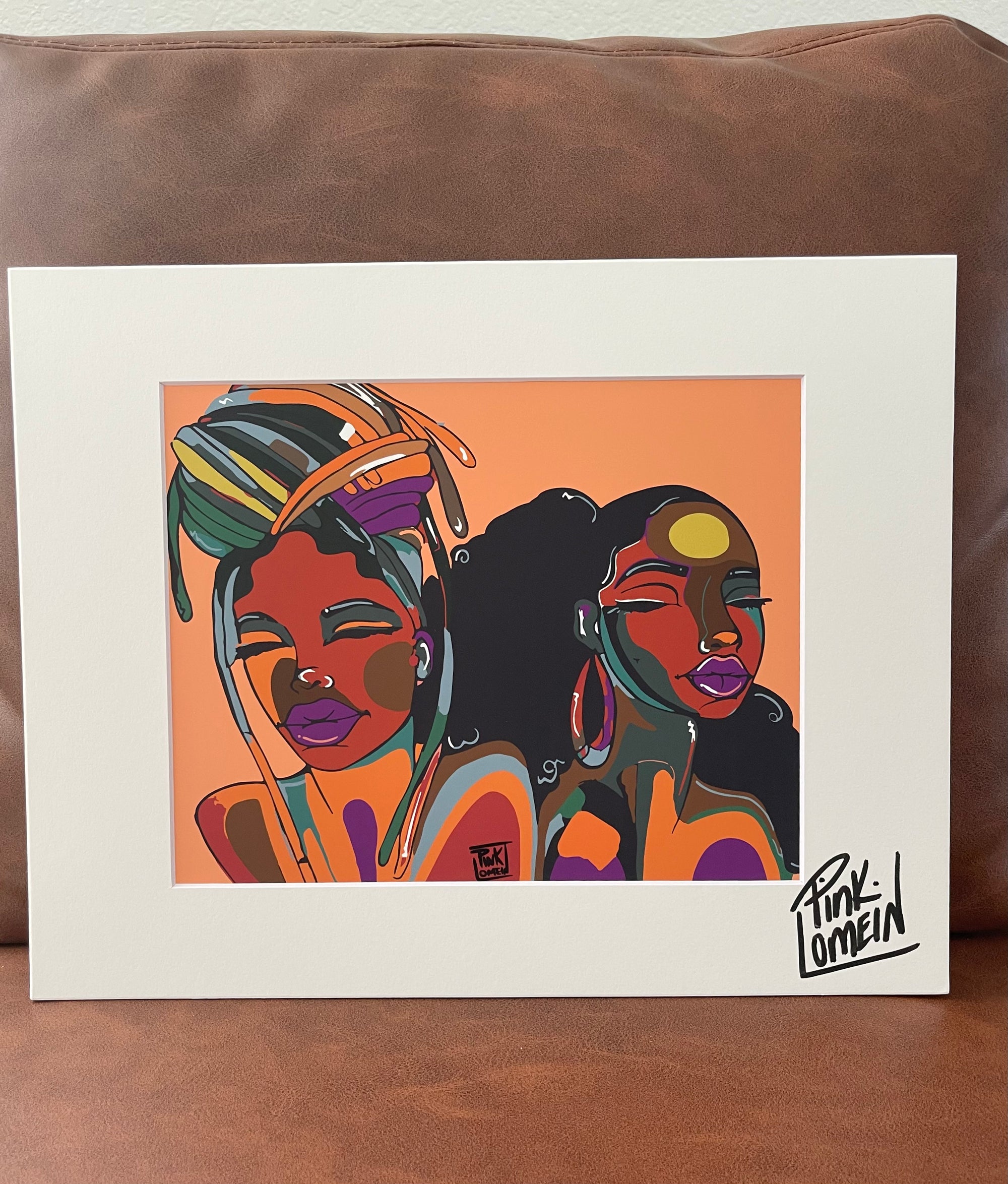 North and South Remix paper print