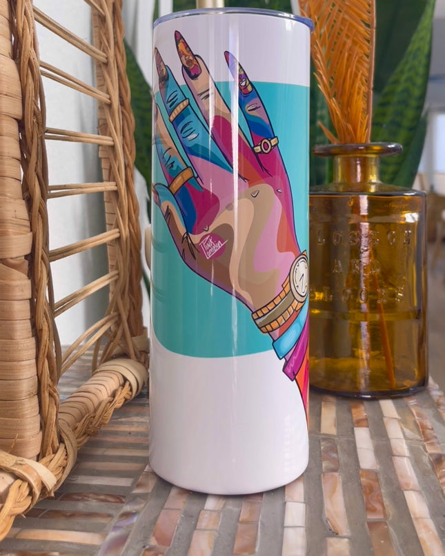 Pinklomein Hands 20 oz Tumbler