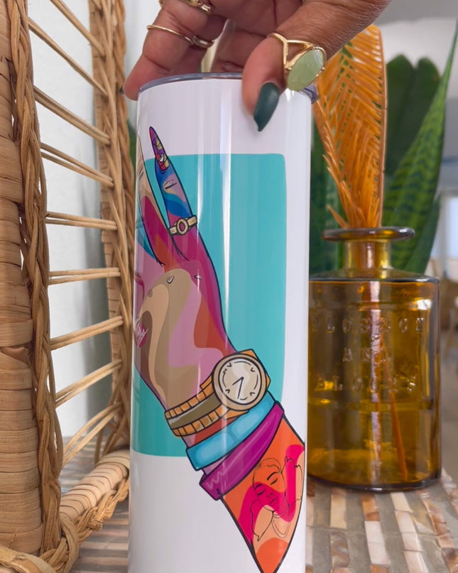Pinklomein Hands 20 oz Tumbler