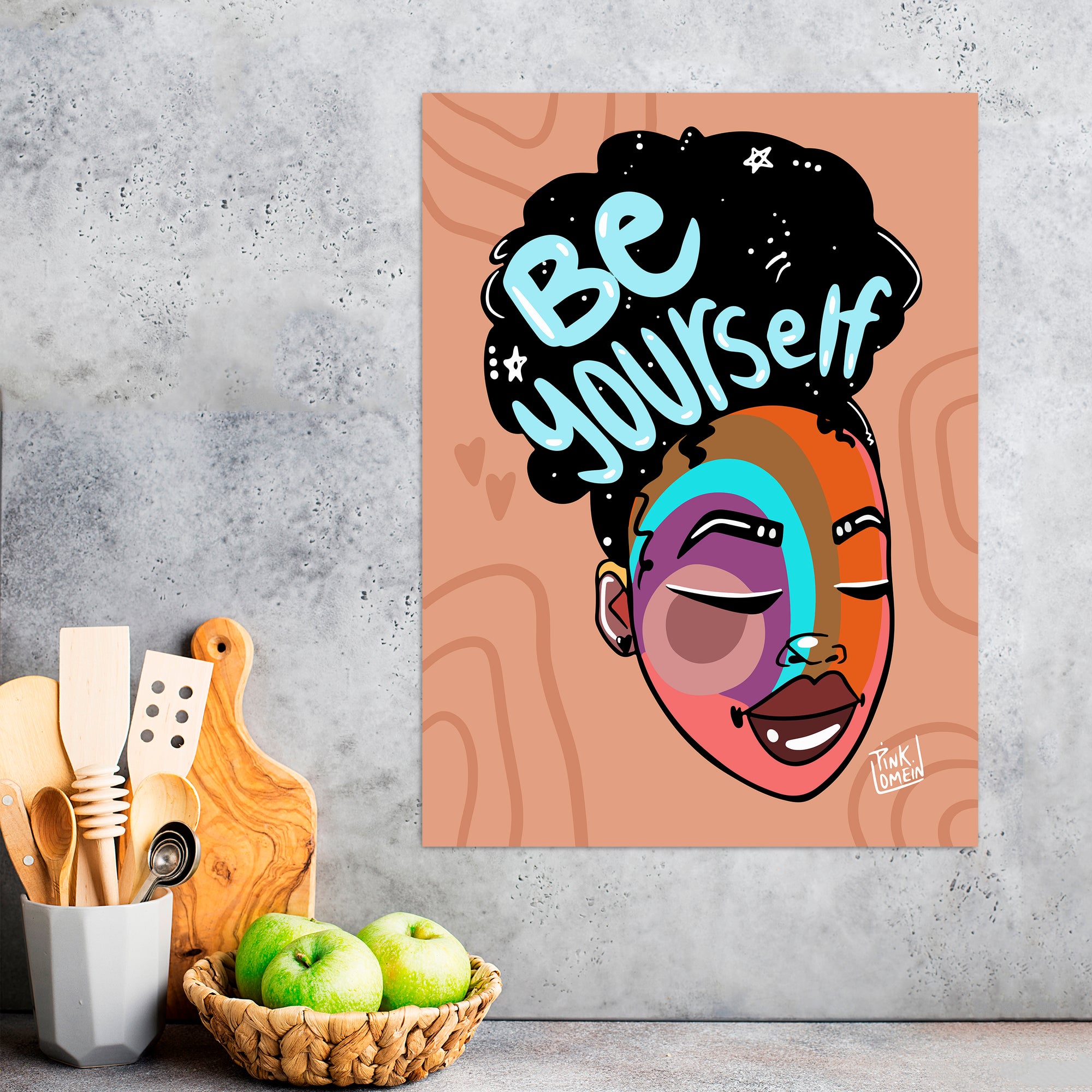 Be Yourself Paper Print